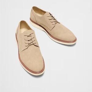 Vegan Leather Dress Sneaker Men's Tan Derby Shoes